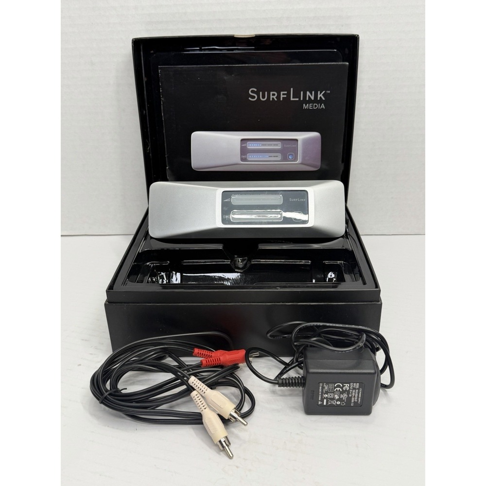 Paradigm SurfLink Media Model 200 Hearing Aid Streamer w/ Box & Power Adapter